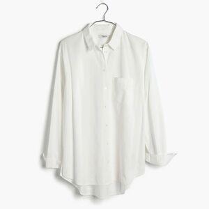 Madewell White Button Down Shirt